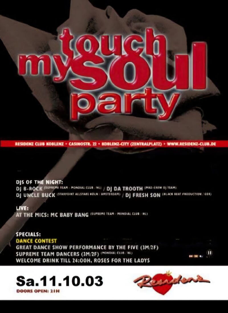 My Touch Soul Party – Residenz Club Koblenz
